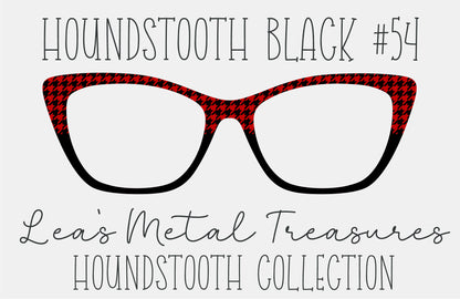 Houndstooth Black 54 Eyewear Frame Toppers COMES WITH MAGNETS