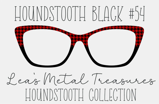 Houndstooth Black 54 Eyewear Frame Toppers COMES WITH MAGNETS