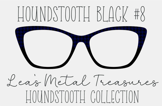 Houndstooth Black 8 Eyewear Frame Toppers COMES WITH MAGNETS