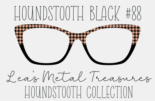 Houndstooth Black 88 Eyewear Frame Toppers COMES WITH MAGNETS