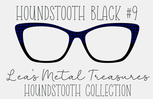 Houndstooth Black 9 Eyewear Frame Toppers COMES WITH MAGNETS