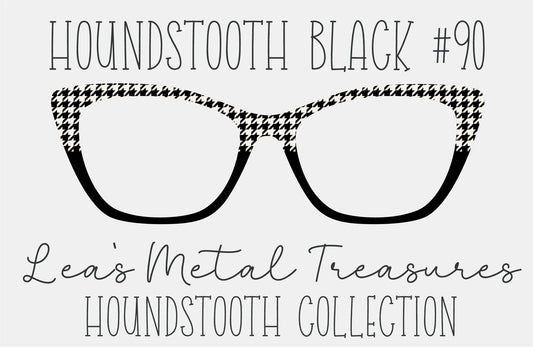 Houndstooth Black 90 Eyewear Frame Toppers COMES WITH MAGNETS