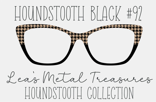 Houndstooth Black 92 Eyewear Frame Toppers COMES WITH MAGNETS