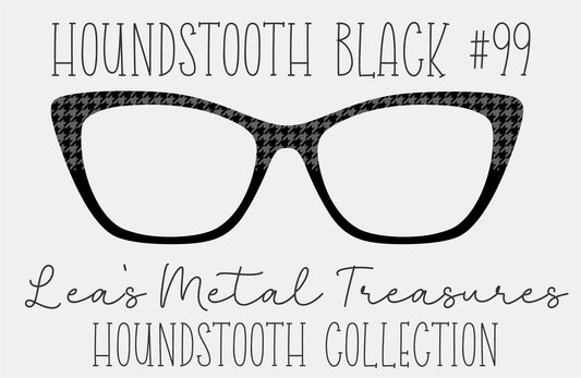 Houndstooth Black 99 Eyewear Frame Toppers COMES WITH MAGNETS