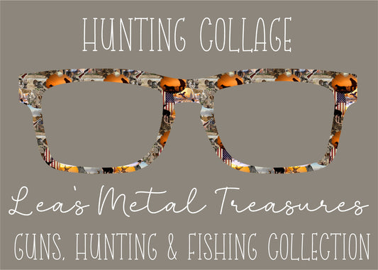 Hunting Collage Printed Magnetic Eyeglasses Topper
