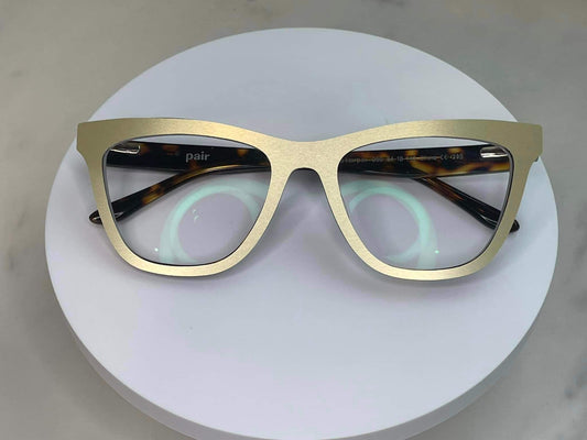 Matte Gold Naked Collection - Eyeglasses Cover - Comes with Magnets