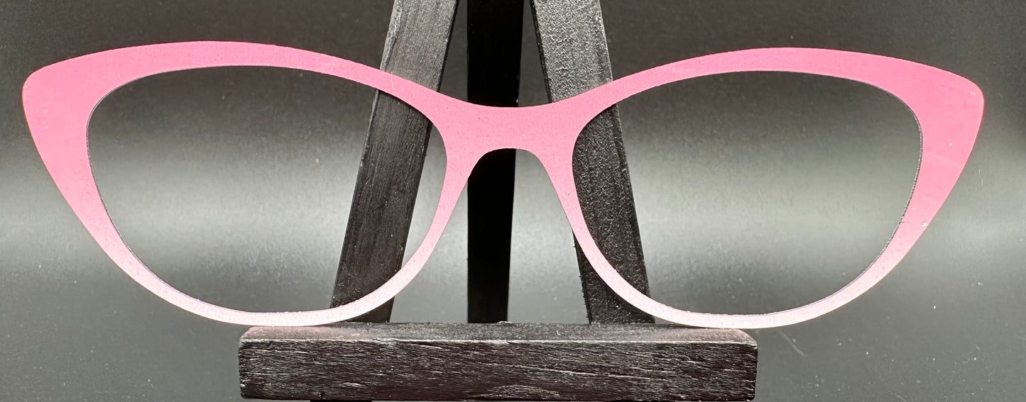 READY TO SHIP CLEARANCE Emma ROSE GRADIENT ON PEARL WHITE Eyewear Frame Toppers Comes with Magnets 10/7/2024