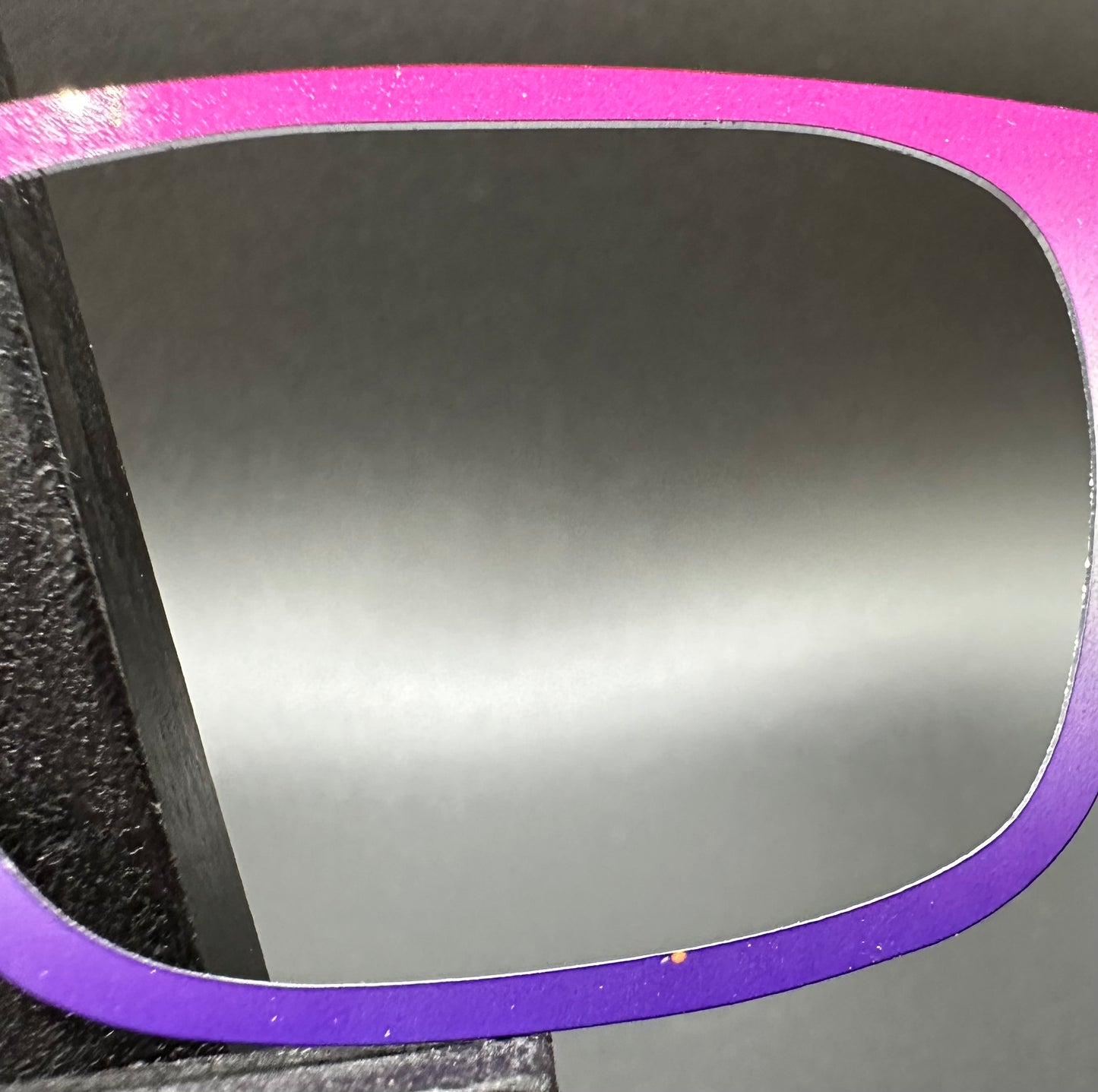 READY TO SHIP CLEARANCE Frankie PINK WHITE PURPLE GRADIENT ON PEARL WHITE Eyewear Frame Toppers Comes with Magnets