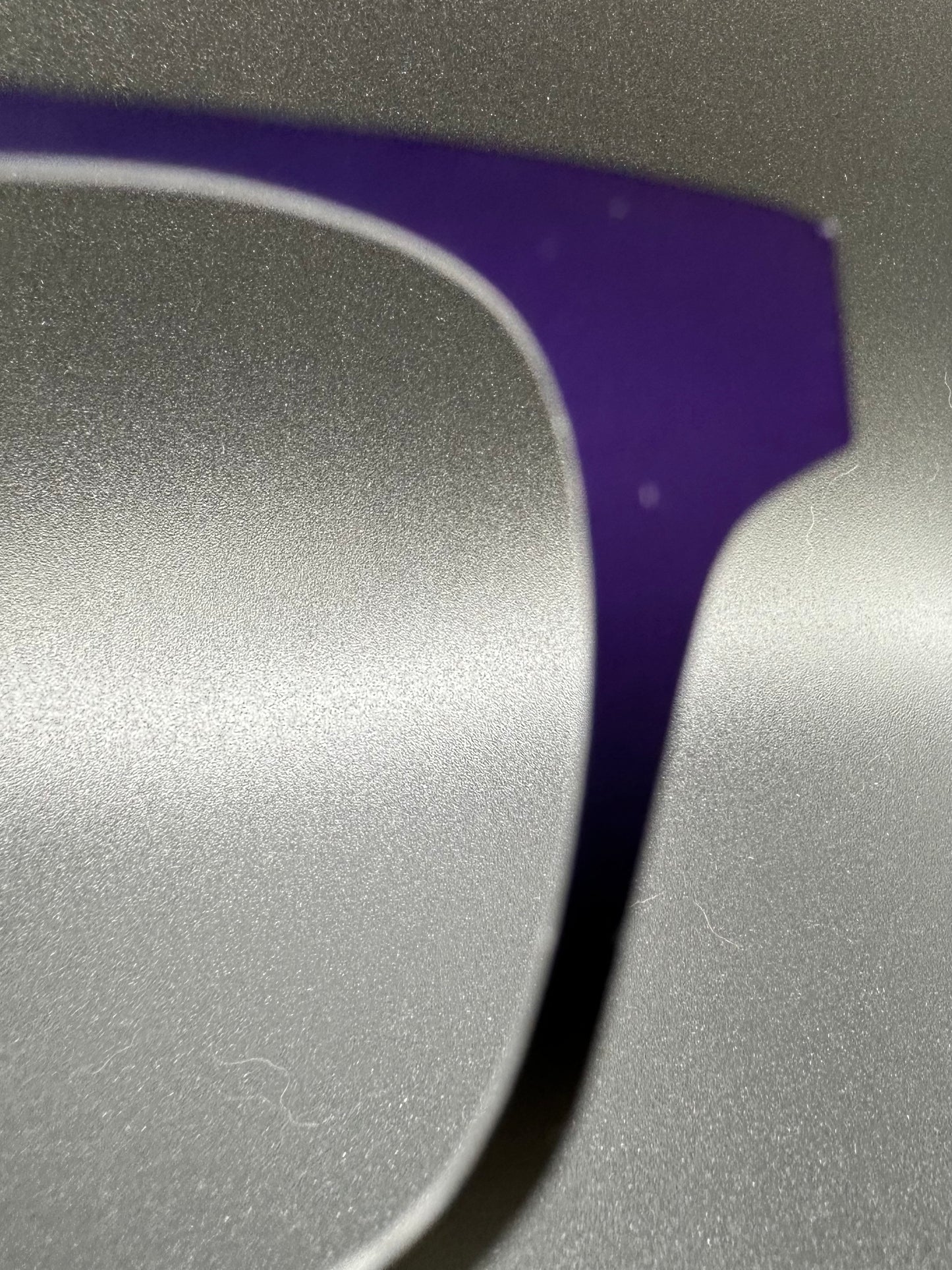 READY TO SHIP CLEARANCE Frankie MYSTERY PURPLE GRADIENT ON MATTE WHITE Eyewear Frame Toppers Comes with Magnets