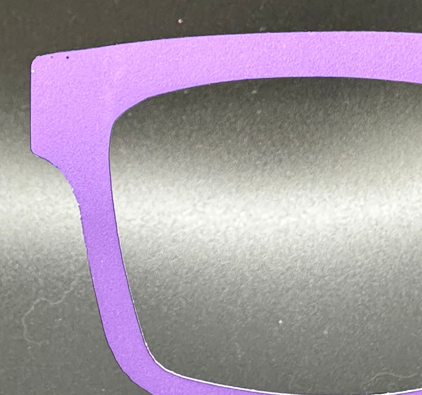 READY TO SHIP CLEARANCE Darcy HEX 926AA6 AMETHYST ORCHID ON GLOSS WHITE Eyewear Frame Toppers Comes with Magnets