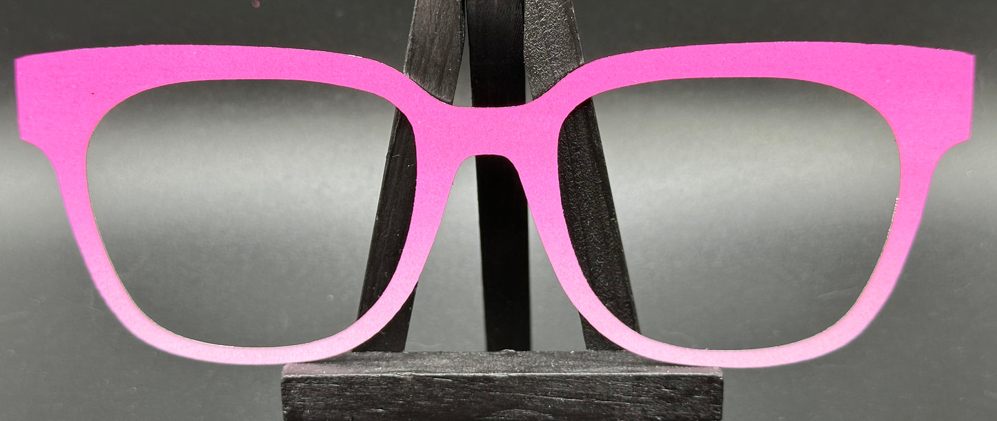 READY TO SHIP CLEARANCE Max PINKALICIOUS OMBRE ON PEARL WHITE Eyewear Frame Toppers Comes with Magnets