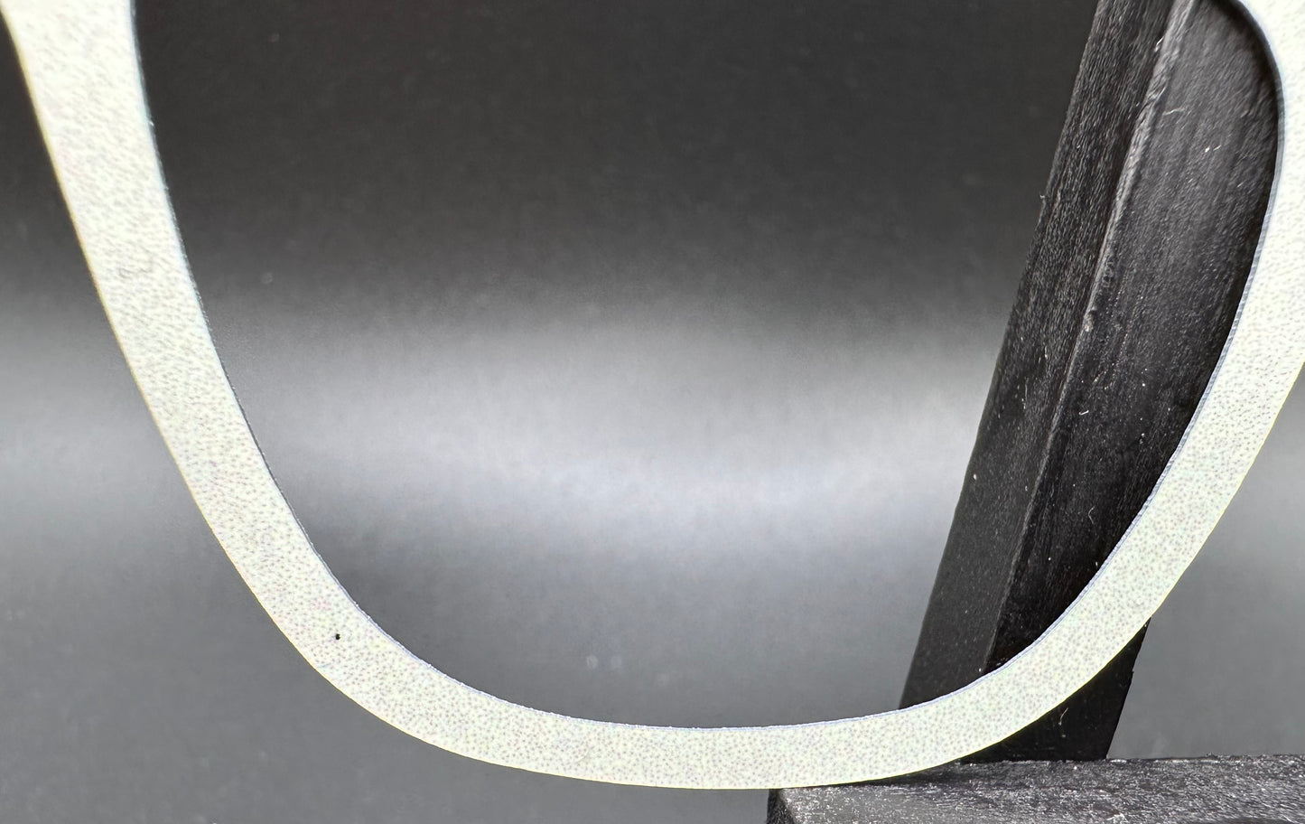 READY TO SHIP CLEARANCE Haley MYSTERY CREAM SOLID ON GLOSS WHITE Eyewear Frame Toppers Comes with Magnets