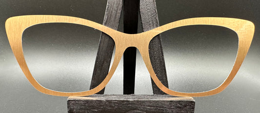 READY TO SHIP Wendy NAKED BRUSHED GOLD Eyewear Frame Toppers Comes with Magnets 10/7/2024