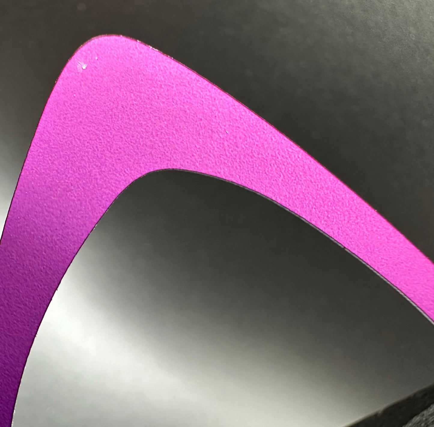 READY TO SHIP CLEARANCE Wendy PINK TO PLUM GRADIENT ON MATTE WHITE Eyewear Frame Toppers Comes with Magnets 10/12/2024