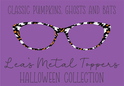 CLASSIC PUMPKINS, GHOSTS AND BATS Eyewear Frame Toppers