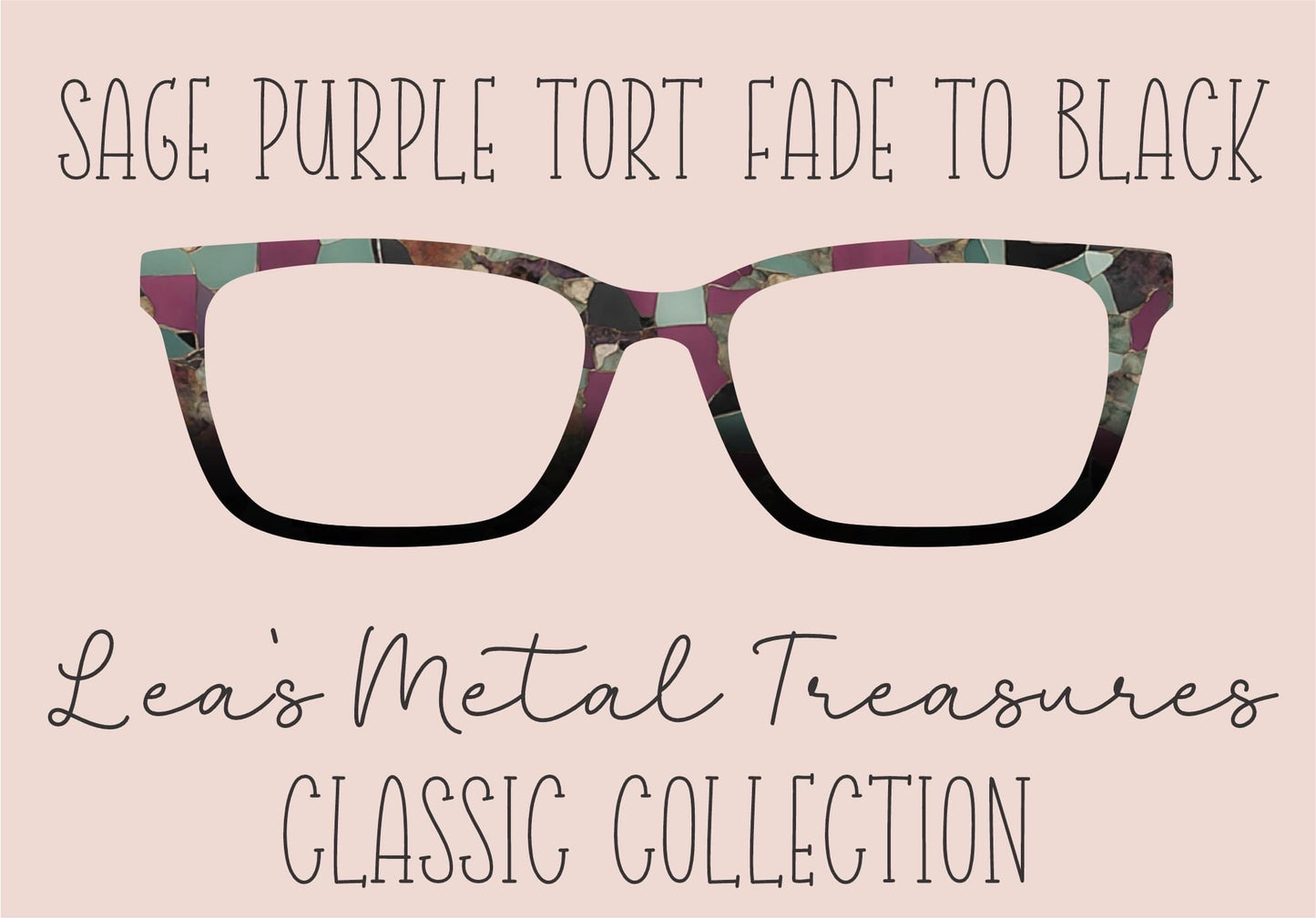 Sage Purple Tort fade to Black