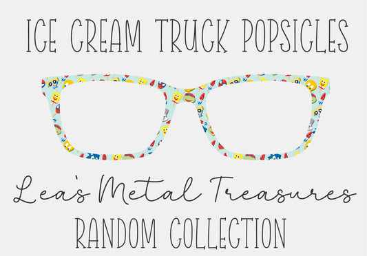 ICE CREAM TRUCK POPSICLES Eyewear Frame Toppers COMES WITH MAGNETS