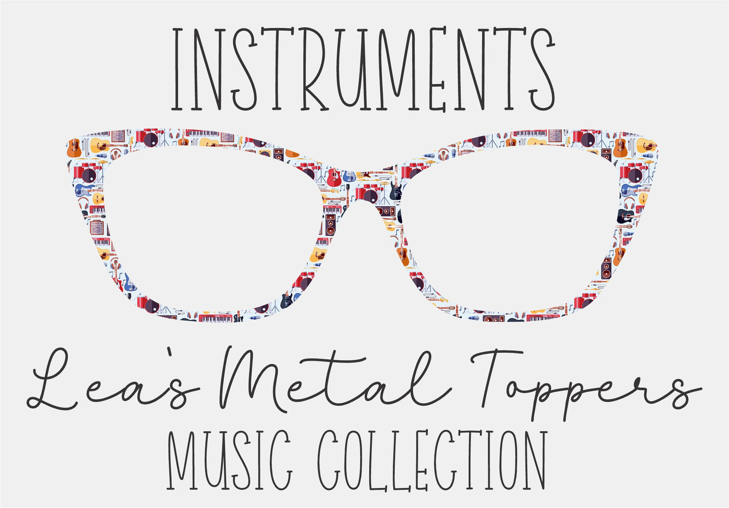 INSTRUMENTS Eyewear Frame Toppers COMES WITH MAGNETS