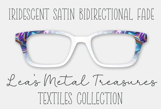 Iridescent Satin Bidirectional Fade Eyewear Frame Toppers COMES WITH MAGNETS