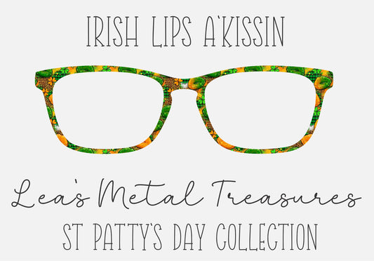 IRISH LIPS A KISSIN Eyewear Frame Toppers COMES WITH MAGNETS