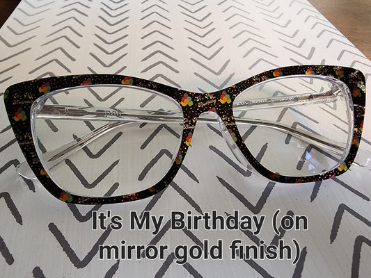 ITS MY BIRTHDAY Eyewear Frame Toppers COMES WITH MAGNETS