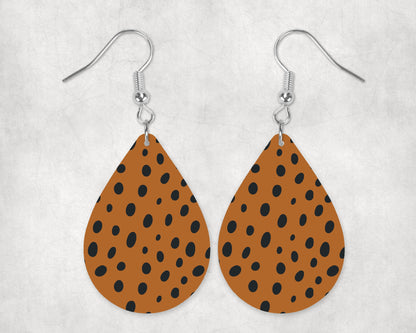 JAG DOTS ORANGE • Magnetic Eyeglasses Toppers