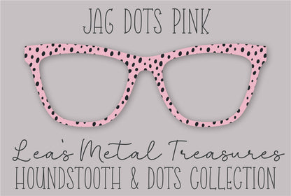 JAG DOTS PINK • Magnetic Eyeglasses Toppers