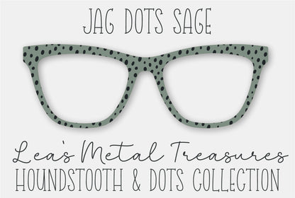 JAG DOTS SAGE • Magnetic Eyeglasses Toppers