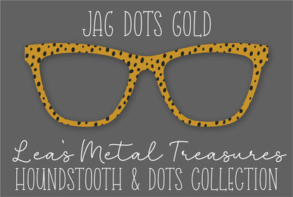 JAG DOTS GOLD • Magnetic Eyeglasses Toppers