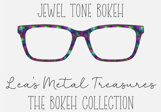 JEWEL TONE BOKEH Eyewear Frame Toppers COMES WITH MAGNETS