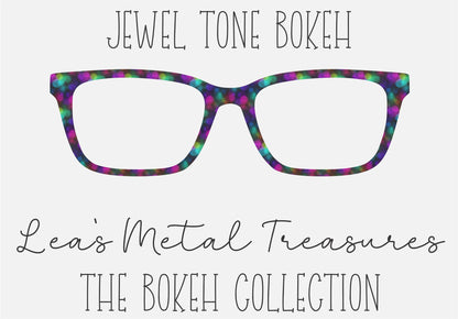 JEWEL TONE BOKEH Eyewear Frame Toppers COMES WITH MAGNETS