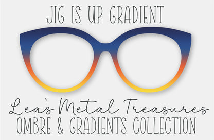 Jig Is Up Gradient Eyewear Frame Toppers