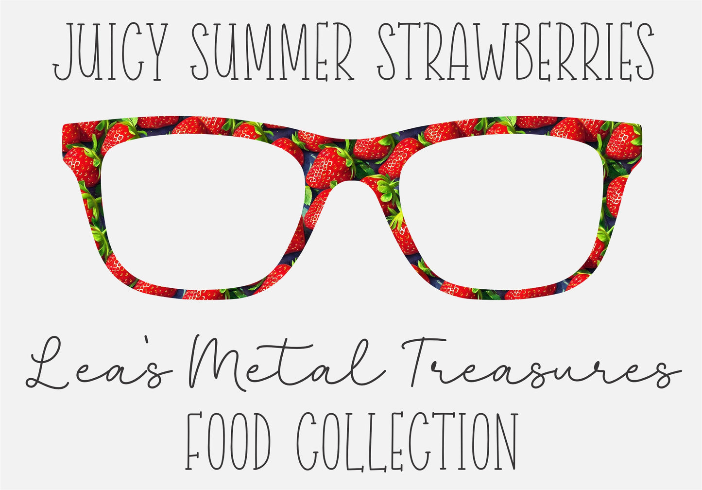 Juicy Summer Strawberries Frame Toppers COMES WITH MAGNETS