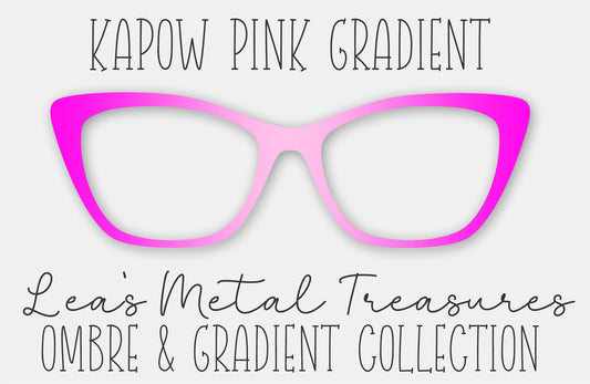 Kapow Pink Gradient • Magnetic Eyeglasses Toppers