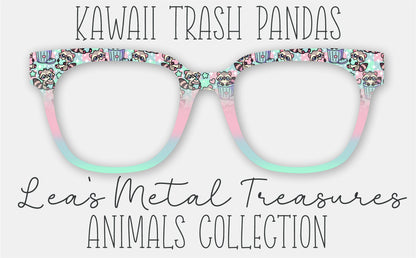 Kawaii Trash Pandas Eyewear Frame Toppers