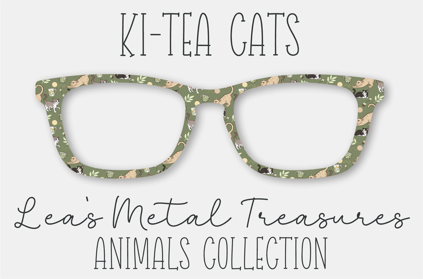 Ki-tea Cats Eyewear Frame Toppers COMES WITH MAGNETS