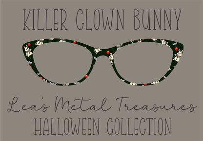 KILLER CLOWN BUNNY Eyewear Frame Toppers COMES WITH MAGNETS
