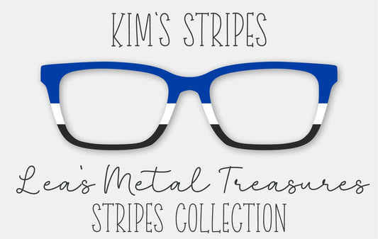 Kim's Stripes Eyewear Frame Toppers