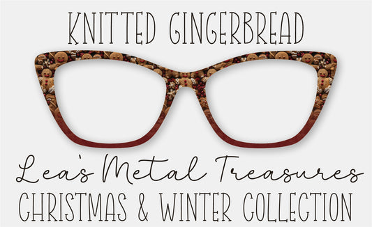 Knitted Gingerbread Eyewear Frame Toppers