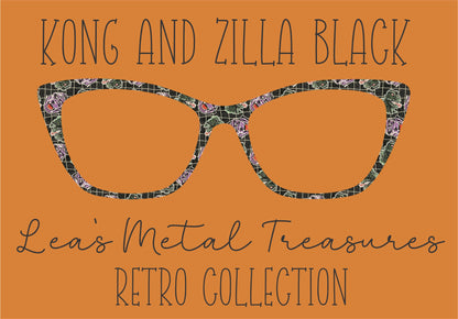 KONG AND ZILLA BLACK Eyewear Frame Toppers COMES WITH MAGNETS