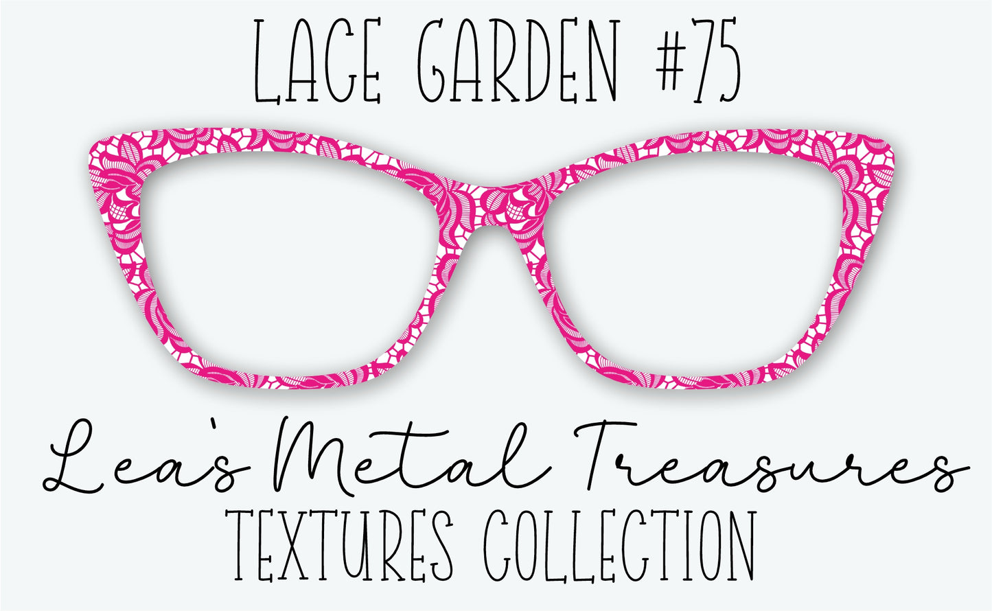 Lace Garden #75 Eyewear Frame Toppers • DECEMBER 2025 TOPPER OF THE MONTH