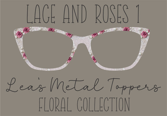 LACE AND ROSES 1 Eyewear Frame Toppers COMES WITH MAGNETS