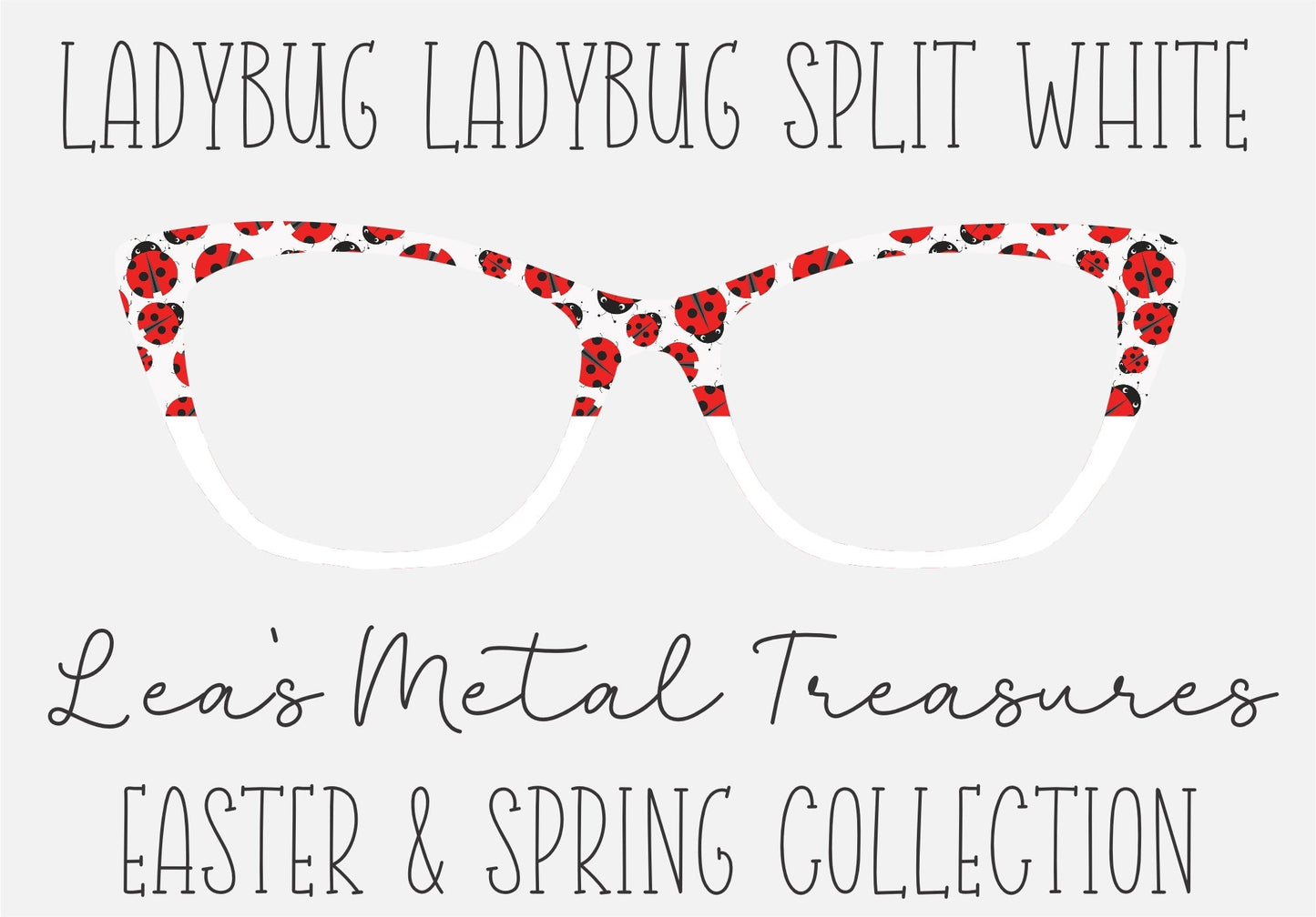 BUSY LADYBUGS Eyewear Frame Toppers COMES WITH MAGNETS