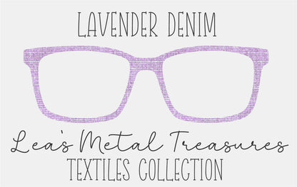 Lavender Denim Eyewear Frame Toppers COMES WITH MAGNETS