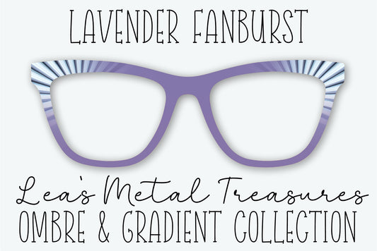 Lavender Fanburst Eyewear Frame Toppers • JANUARY 2026 TOPPER OF THE MONTH