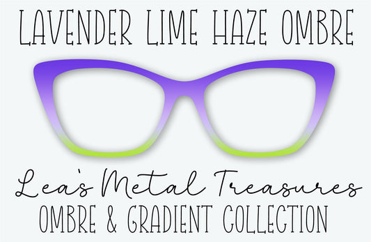 LAVENDER LIME HAZE OMBRE Eyewear Frame Toppers • MARCH 2026 TOPPER OF THE MONTH