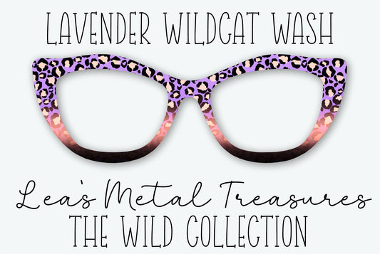 LAVENDER WILDCAT WASH Eyewear Frame Toppers - AUGUST 2026 TOPPER OF THE MONTH
