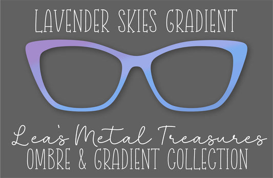 Lavender Skies Gradient Eyewear Frame Toppers COMES WITH MAGNETS