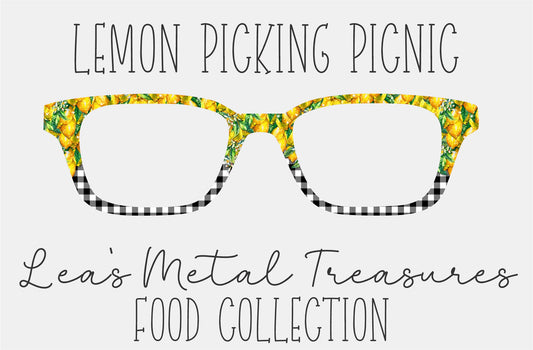 Lemon Picking Picnic Eyewear Frame Toppers COMES WITH MAGNETS