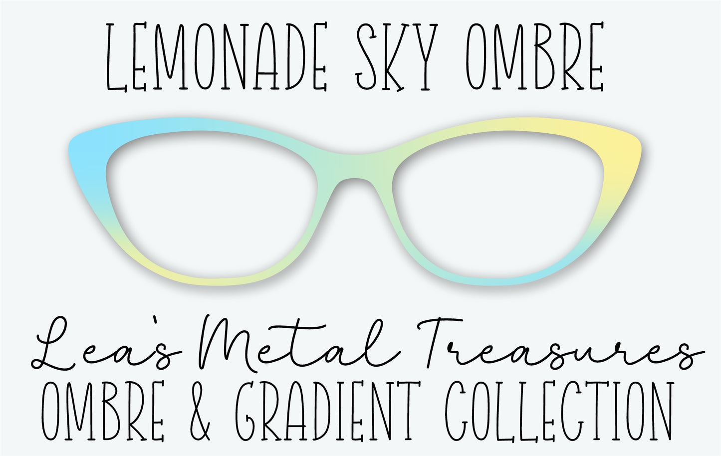 Lemonade Sky Ombre Eyewear Frame Toppers
